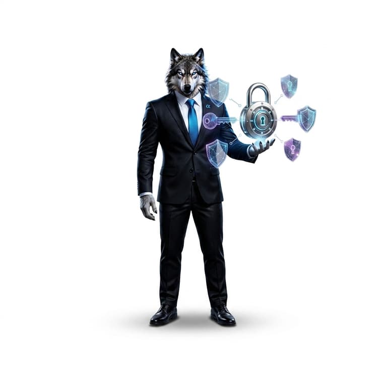Cybersecurity Solutions Mascot