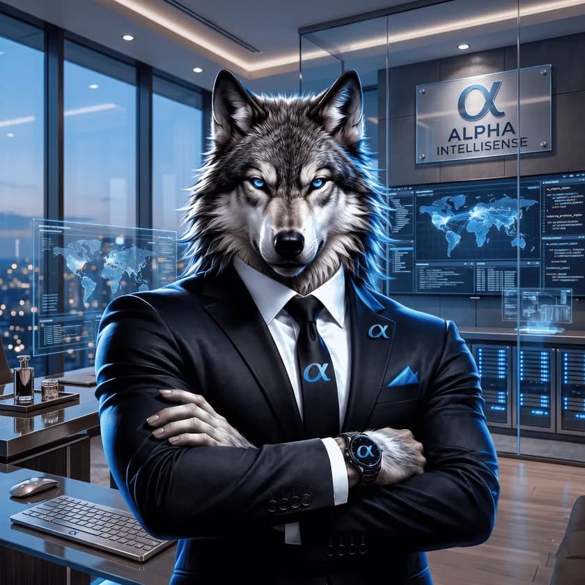 Alpha Wolf Mascot