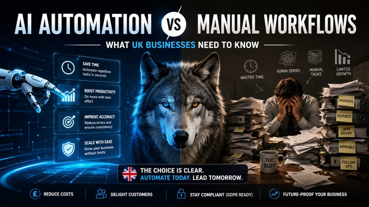 AI Automation vs Manual Workflows: What UK Businesses Need to Know